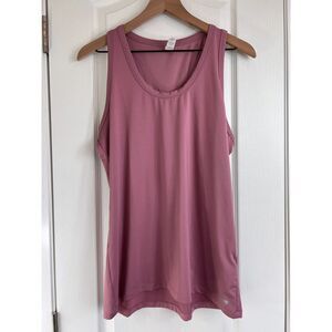 Marika Women's Activewear Racerback Tank Top Rose Mauve Pink Purple Size L